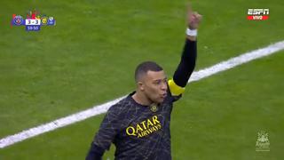 ¡Gol de Mbappé! Kylian marcó el 4-3 del PSG vs. Riyadh Season [VIDEO]