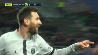 ¡No podía faltar él! Golazo de Lionel Messi para el 2-0 de PSG vs. Montpellier [VIDEO]