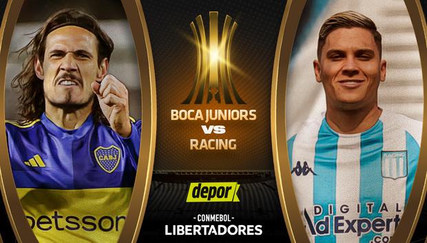 Boca vs. Racing EN VIVO vía ESPN: a qué hora juegan por Copa Libertadores