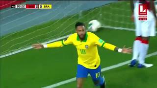 Neymar volvió a aparecer sobre el final y marcó el 4-2 en el Perú vs. Brasil por Eliminatorias [VIDEO]