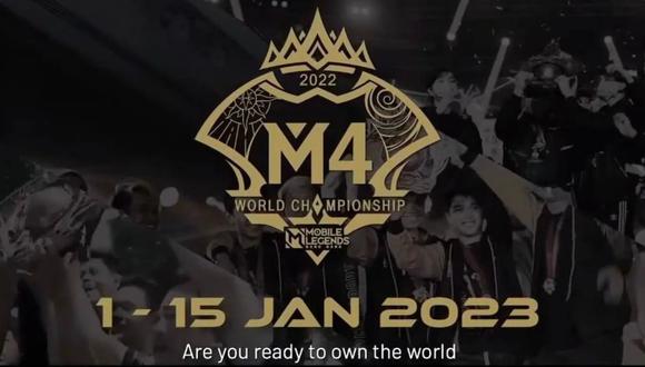 El M4 es el campeonato mundial de Mobile Legends.