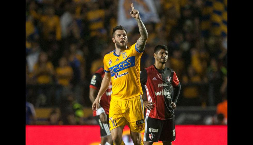 Gignac le dio el triunfo a Tigres por la fecha 8 del Clausura 2018 de Liga MX. (AFP / Reuters)