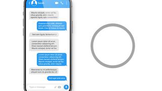 Qué significa el círculo en blanco en Facebook Messenger