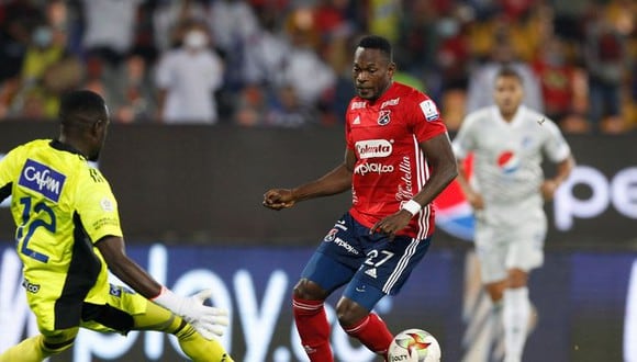 Medellín derrotó por la mínima diferencia a Millonarios en el duelo por la fecha 12 de la Liga BetPlay 2022. (Foto: Prensa Dimayor)