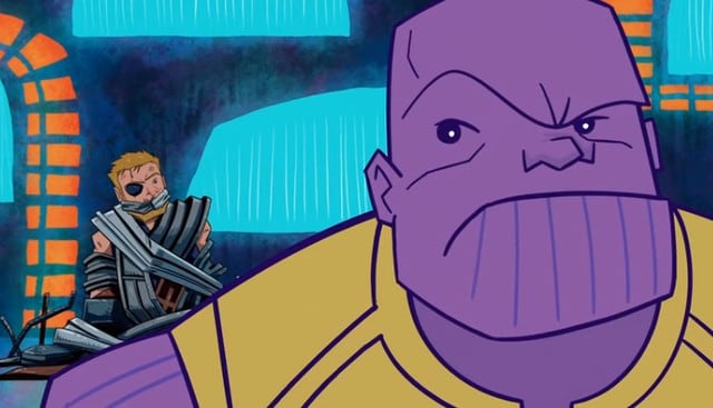 Marvel Studios reveló escenas falsas de “Infinity War” y “Endgame” en formato animado. (Foto: Captura de YouTube)