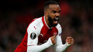 Rompió la muralla: Lacazette metió un cabezazo para anotar gol de Arsenal en Europa League [VIDEO]