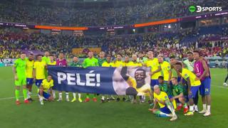 Con cariño para ‘O Rei’: futbolistas brasileños le dedican clasificación a cuartos de final a Pelé 