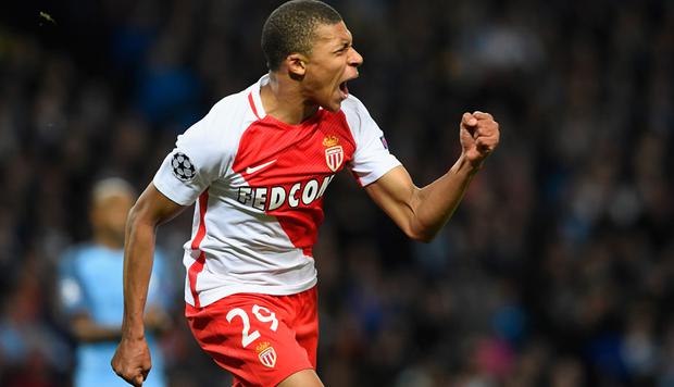 Kylian Mbappé played for AS Monaco before joining PSG.  (Photo: Getty Images)