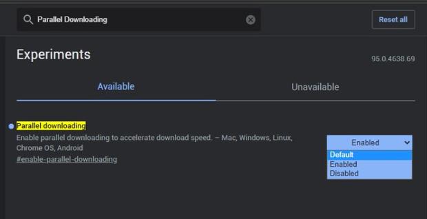 In the Parallel Download option, choose Enabled (Image: Mag)