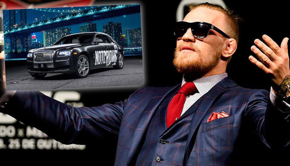 Conor McGregor utilizará este lujoso Rolls Royce para movilizarse en Nueva York. (Instagram)