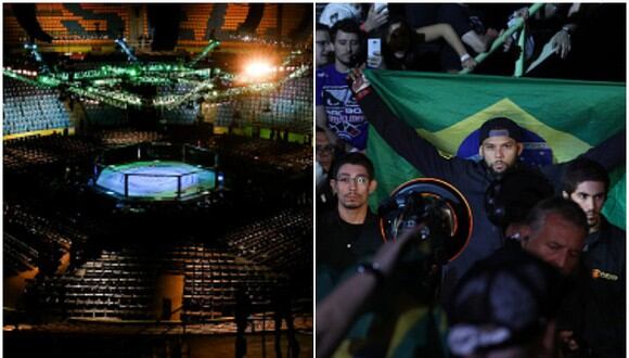 El UFC 250 no se realizará en Sao Paulo luego de que la sede fuera destinada como hospital por el coronavirus. (Getty Images)
