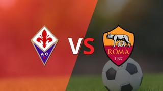Termina el primer tiempo con una victoria para Fiorentina vs Roma por 2-0
