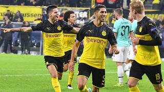 De la mano de Hakimi: Borussia Dortmund remontó y venció al Inter de Milán por Champions League 