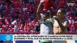 Paolo Guerrero y Marcio Araujo contaron lo sucedido por el intercambio de camisetas