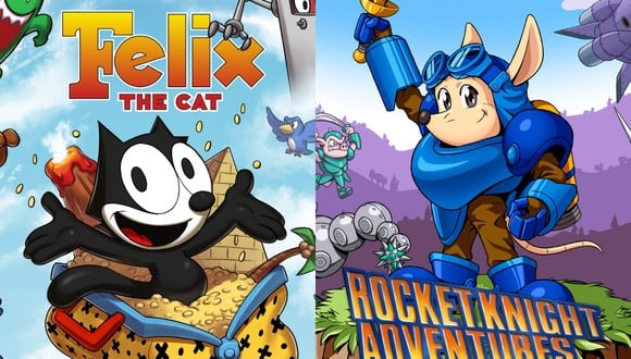 Los fanáticos de Felix the Cat y Rocket Knight podrán obtener una vista previa de estas nuevas colecciones en acción durante el IGN FanFest el 24 de febrero. | Crédito: Limited Run Games
