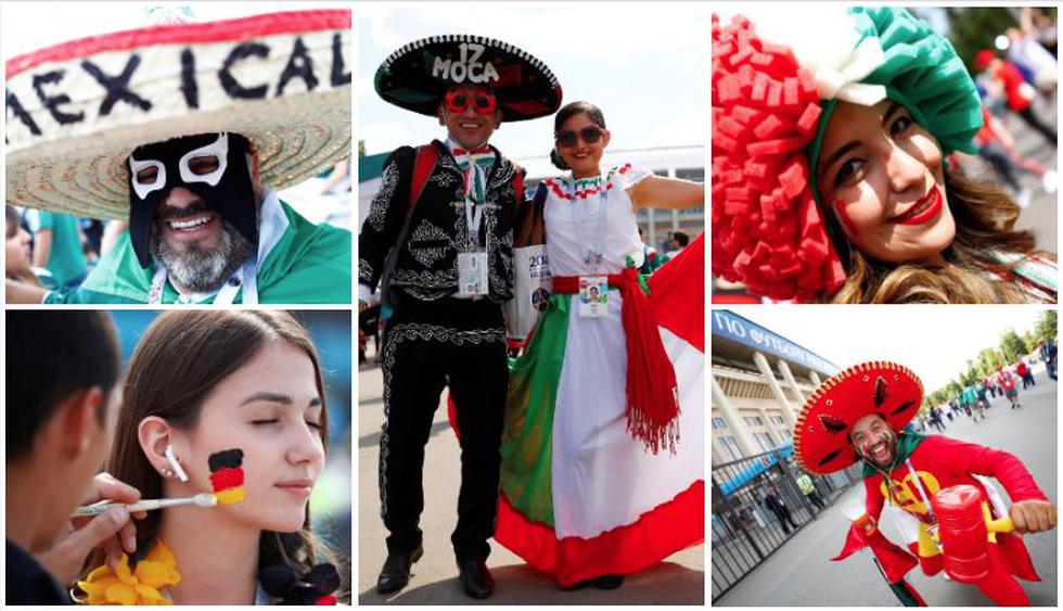 Las mejores postales de los hinchas en la previa del México vs. Alemania por el Mundial Rusia 2018. (AFP / AP / Reuters)
