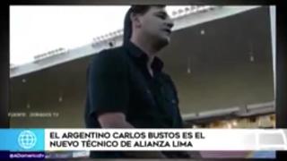 Carlos Bustos será el nuevo entrenador de Alianza Lima