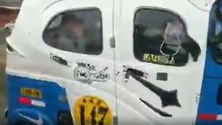 Aldo Corzo es trasladado en mototaxi en Jauja antes del choque ante Sport Huancayo [VIDEO]