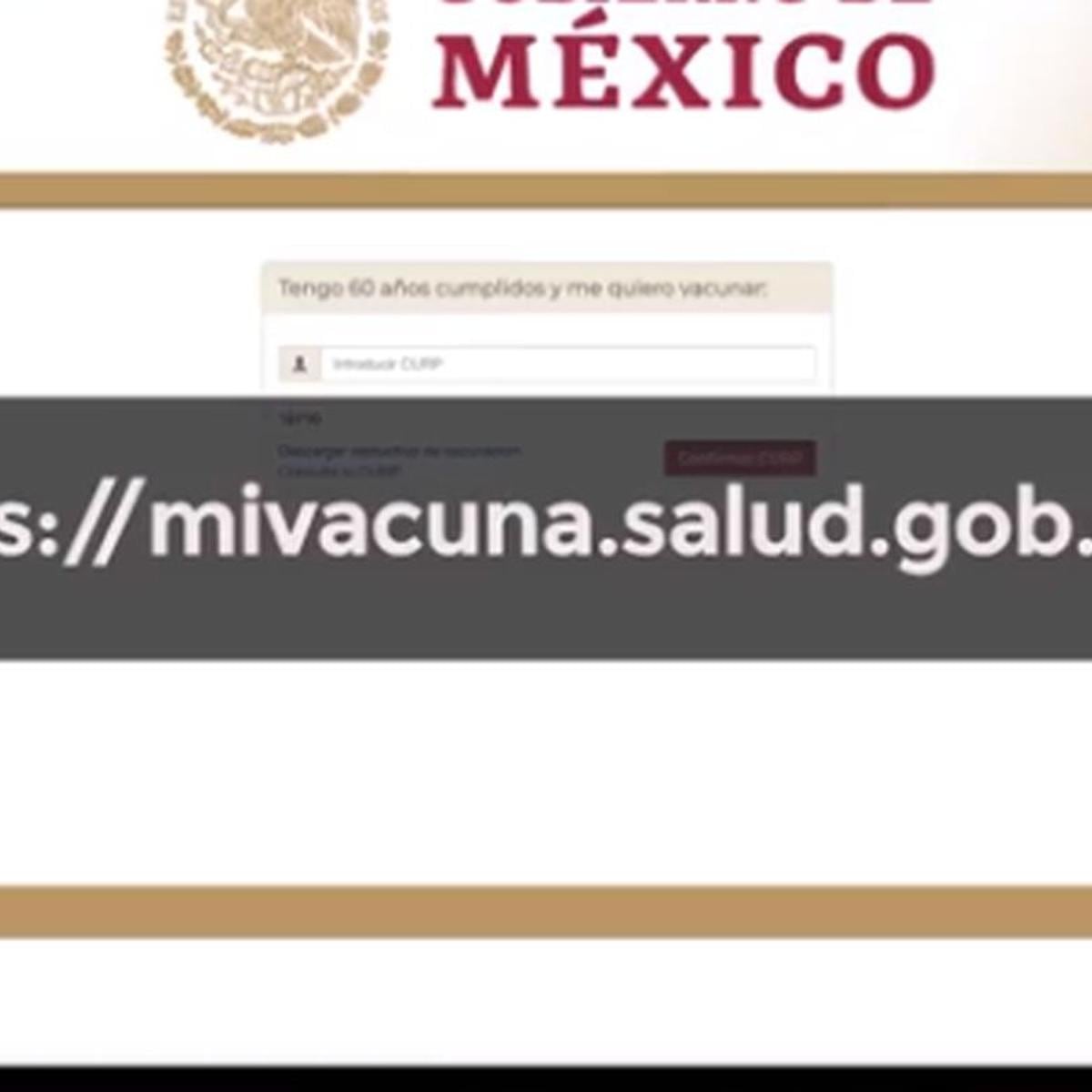 AQUÍ, Vacuna COVID-19 México: quiénes serán beneficiados y cómo registrarte  en .mx si eres un adulto mayor | Gobierno de México |  Coronavirus | Página inscripción de vacuna | Registro, Vacuna COVID