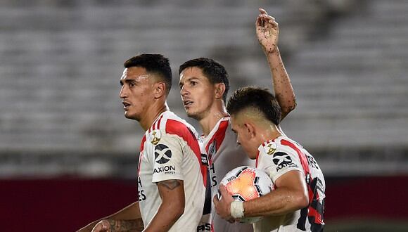 Los aplastó: a pesar de errar dos penales, River Plate goleó 8-0 a Binacional por Copa Libertadores. (Getty)