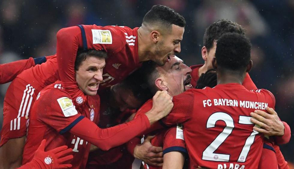 Bayern Munich se acercó al líder de la Bundesliga 2018-19, Borussia Dortmund. (Foto: Agencias)
