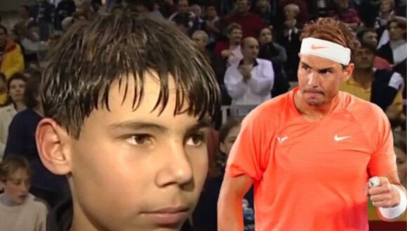 Un video viral demuestra que desde muy chico, Rafael Nadal cultivó una mentalidad ganadora en su camino a convertirse en uno de los más grandes del tenis. | Crédito: Les Petits As - Le Mondial Lacoste / YouTube / @rafaelnadal / Instagram