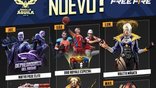 Free Fire: recompensas de la agenda semanal del 1 al 6 de septiembre