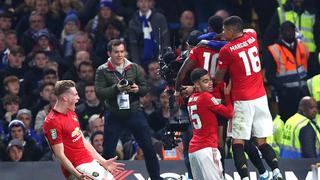 Avanzan los 'Red Devils': Manchester United eliminó (2-1) al Chelsea en la Copa de la Liga