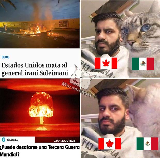 Memes de la Tercera Guerra Mundial | Los mejores Memes del conflicto de las  redes sociales | Estados Unidos | Irán | México | Facebook Viral | YouTube  | Twitter | Instagram | OFF-SIDE | DEPOR