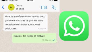 El truco para crear un screenshot de WhatsApp falso sin descargar aplicaciones