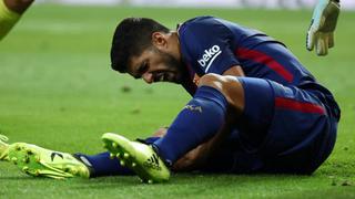 Lo sufre Barcelona: Luis Suárez tendrá un mes de baja por lesión en el Clásico ante Real Madrid