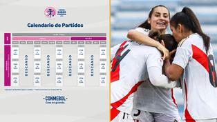 Selección Peruana Femenina: Fixture en el hexagonal final del Sudamericano Sub-20