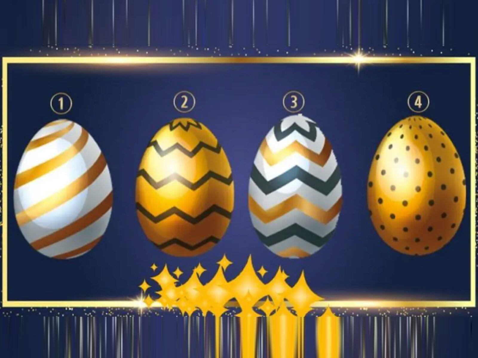 TEST VISUAL | Esta imagen te muestra cuatro huevos distintos. Elige uno. (Foto: namastest.net)