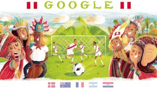 Perú vs. Francia: Google le dedica doodle a la Selección Peruana previo al partido