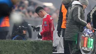 ¿Por qué James Rodríguez fue cambiado en el primer tiempo del Bayern Munich vs. Besiktas?