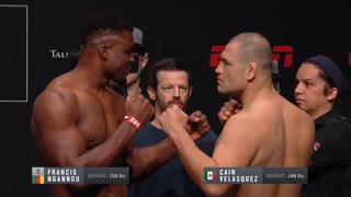 Todo quedó listo: así fue el careo entre Caín Velásquez y Francis Ngannou previo al UFC Phoenix [VIDEO]