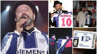 Rubén Blades en Lima, el hincha blanquiazul firmó camisetas de Alianza Lima