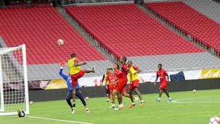 Ecuador reconoció el estadio donde este miércoles enfrentará a Perú