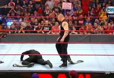 No tuvo piedad: Brock Lesnar le aplicó un poderoso F5 a R-Truth en Raw de Kentucky [VIDEO]