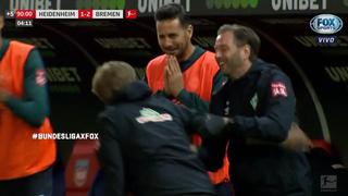 Minutos de tensión: así vivió Claudio Pizarro la permanencia del Werder Bremen en la Bundesliga 