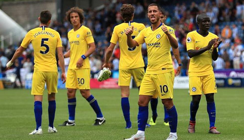 El cuadro del Chelsea no pasó apuros para ganarle al Huddersfield Town. (Fotos: Agencias)