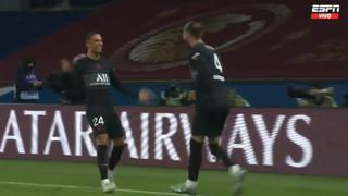 Siempre de balón parado: el gol de Sergio Ramos para el 2-0 de PSG vs. Reims [VIDEO]