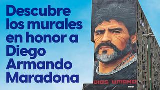Diego Armando Maradona: Descubre los murales en honor al ‘Pibe de Oro’