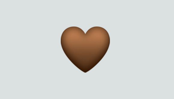 Conoce el verdadero significado del emoji del corazón marrón en WhatsApp y cuándo debes usarlo. (Foto: Emojipedia)
