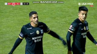 En el área no perdona: golazo de Pablo Sabbag para el 1-1 de Alianza Lima vs. ADT
