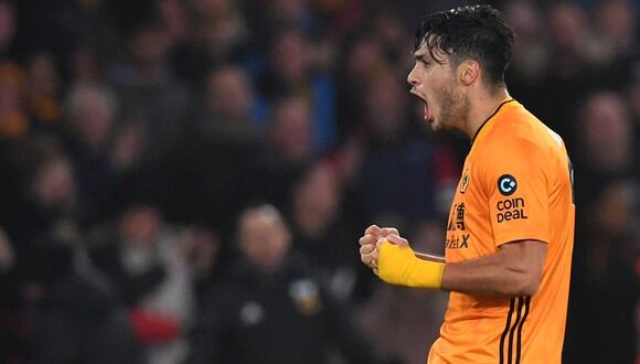 Raúl Jiménez suma esta temporada con el Wolverhampton 13 goles y 6 asistencias.  (Foto: AFP)