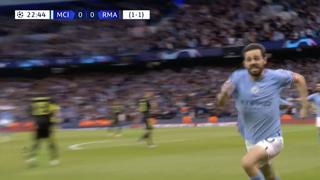 ¡Pases al estilo Pep! Golazo de Bernardo Silva para el 1-0 del City vs. Madrid [VIDEO]