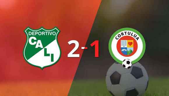 Con la mínima diferencia, Deportivo Cali venció a Cortuluá por 2 a 1