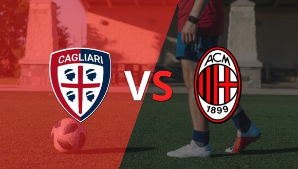 Comenzó el segundo tiempo y Cagliari está empatando con Milan en el estadio Sardegna Arena