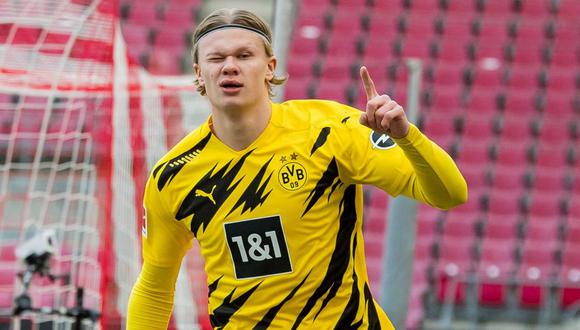 Erling Haaland llegó al Dortmund a inicios de 2020 desde el Salzburgo. (Foto: EFE)